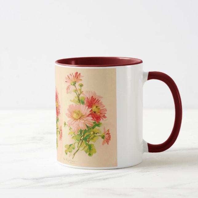 Vintage Vår Bouquet Mugg (Höger)