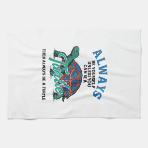 Vintage Var Själv Sköldpadda Tröja Design_1 Kökshandduk