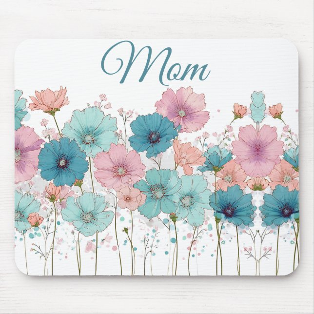 Vintage vårblommor till mamma musmatta (Framsidan)