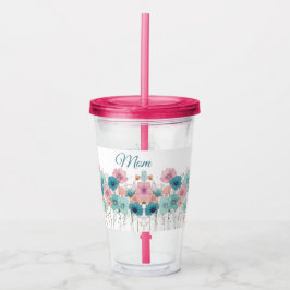 Vintage vårblommor till mamma take away mugg