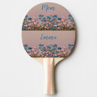 Vintage vårblomsterträdgård för Mamma Pingisracket
