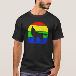Vintage Vargar Varg Retro Vargars Varg Silhouette T Shirt