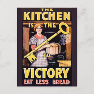 Vintage Världskrig 1- Poster Vykort