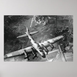 vintage världskrig 2-bomber Poster