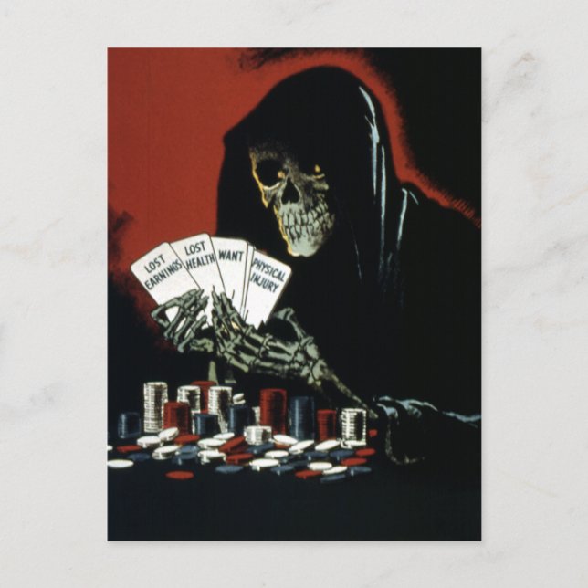 Vintage Världskrig II Säkerhetsutrustning Vykort (Framsida)