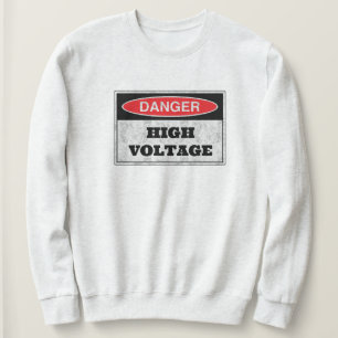 Vintage Varning för högspänningsvarningar T Shirt
