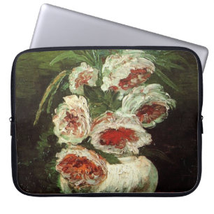 Vintage Vas med Peonies av Vincent van Gogh. Laptop Fodral