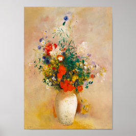 Vintage Vas of Flowers (1906) av Odilon Redon Poster
