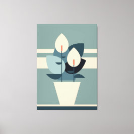 Vintage Vas Tulips | VAS BLOMMIGT | Vas Flower Canvastryck