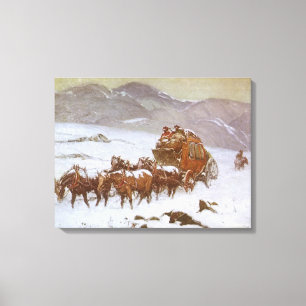 Vintage Väster, varför e-postmeddelandet var sent  Canvastryck