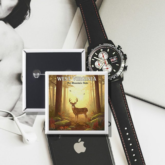 Vintage Väster Virginia Knapp (Skapare uppladdad)