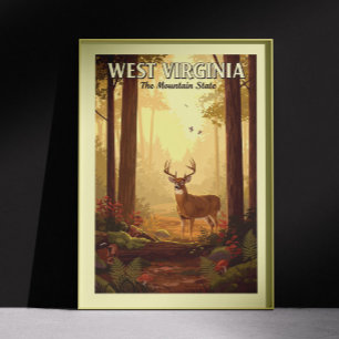 Vintage Väster Virginia Poster