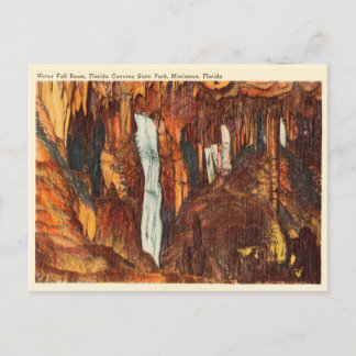 Vintage Vatten, klassrum Florida Caverns delstatsp Vykort