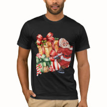 Vintage Vattenfärg Tomte Isdans Jul