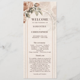 Vintage vattenfärgsprogram Terracotta ro Program