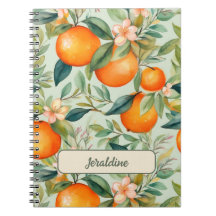 Vintage VattenfärgsTangerine-Orange