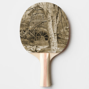 Vintage Vattenhjul Pingisracket