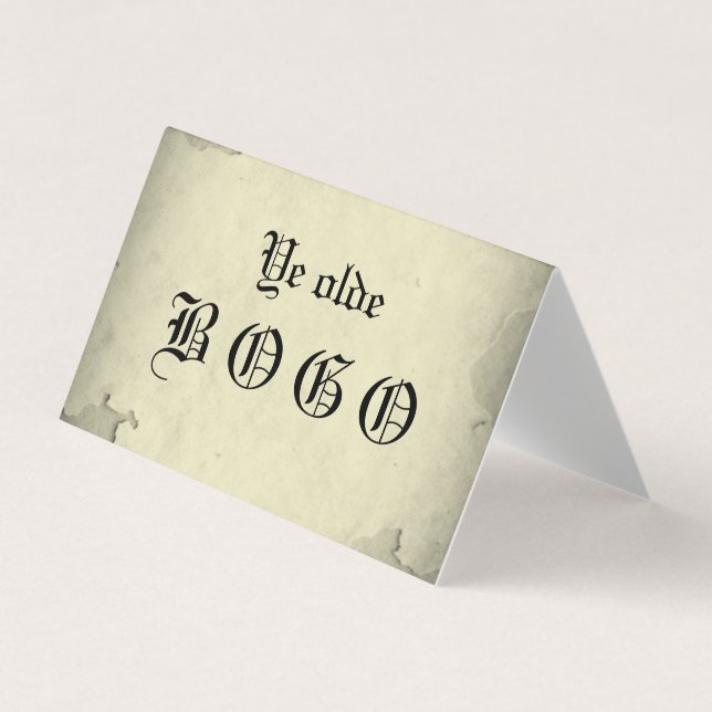 Vintage Vellum BOGO Loyalty-mappat kort (Framsida)