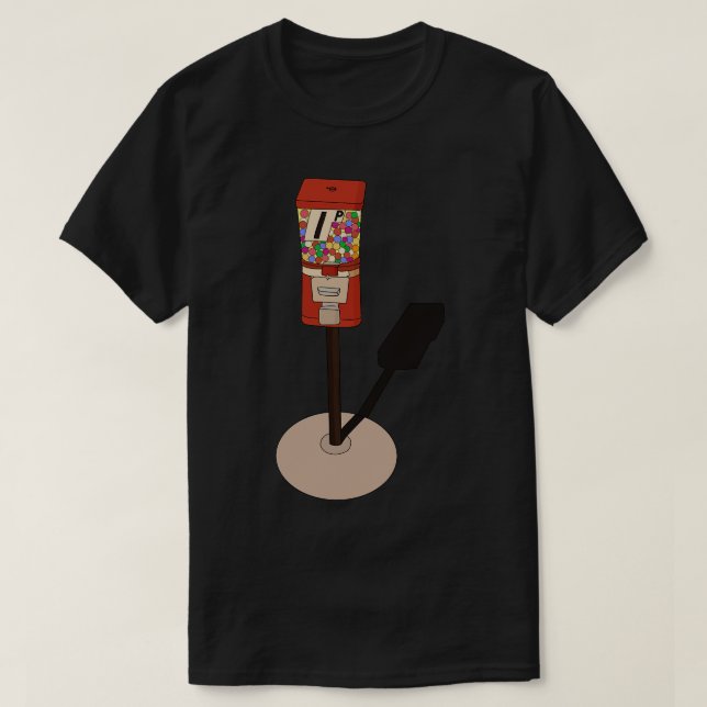Vintage Vending Maskin T Shirt (Design framsida)