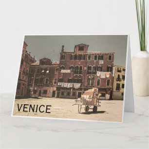 Vintage Venedig-foto Kort