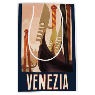 Vintage Venedig Italien Gondola Travel
