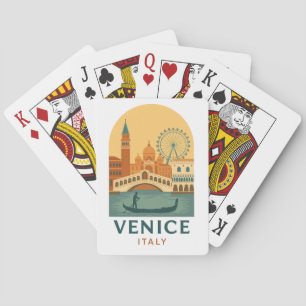 Vintage Venedig Italien Reseskort Poker Kort – Ret Casinokort