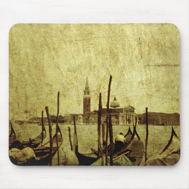 Vintage Venedig Mousepad Musmatta (Framsidan)