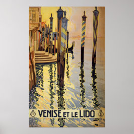Vintage Venedig Travel Poster