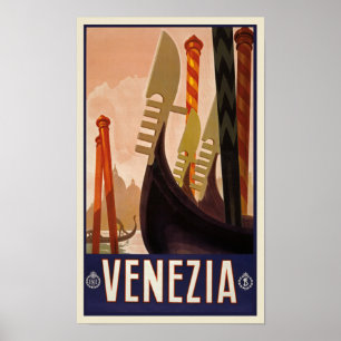 Vintage Venedig Travel Poster