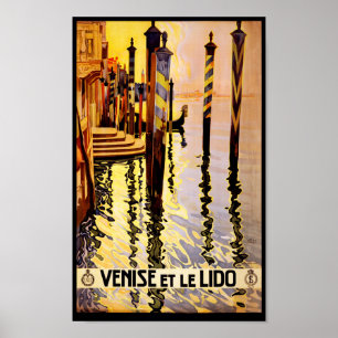 Vintage Venedig Travel Poster