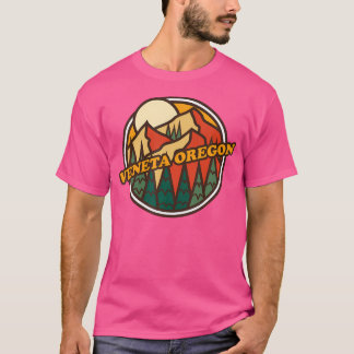 Vintage Veneta Oregon Mountain Hiking Souvenir Pri T Shirt