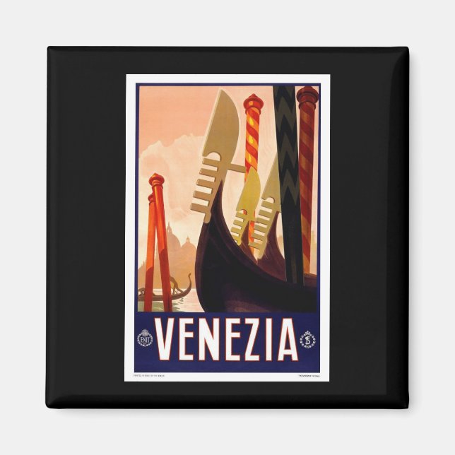 Vintage Venezia Magnet (Framsidan)