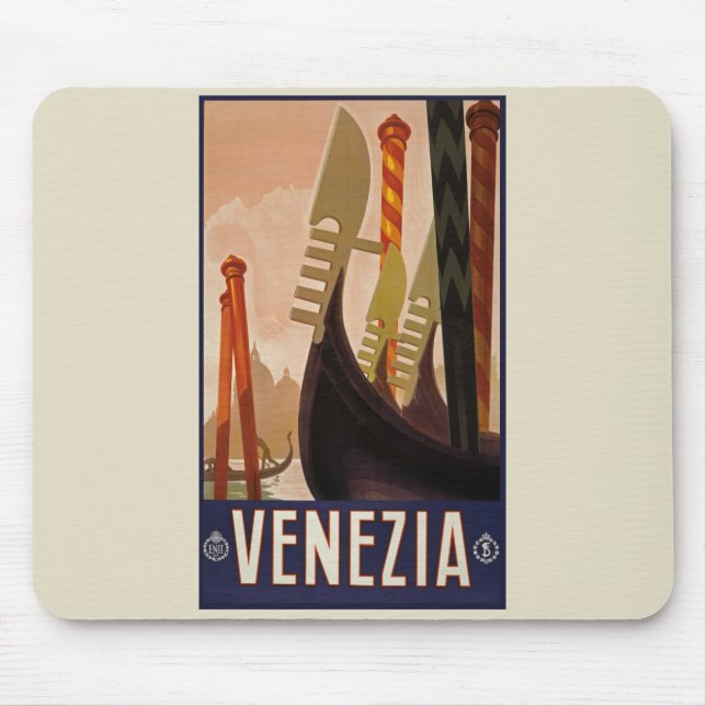 Vintage Venezia Poster - Italien Musmatta (Framsidan)