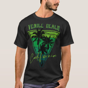 Vintage Venice Beach California Disted Summer T Shirt