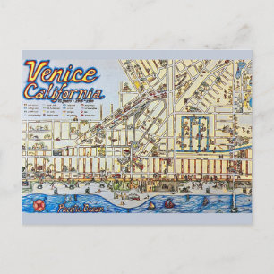 Vintage Venice CA vykort