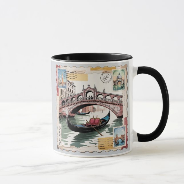 Vintage Venice Postcard  Mugg (Höger)