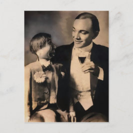 Vintage Ventriloquist - vykort