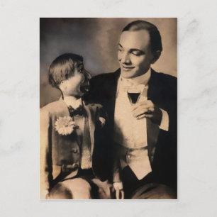 Vintage Ventriloquist - vykort