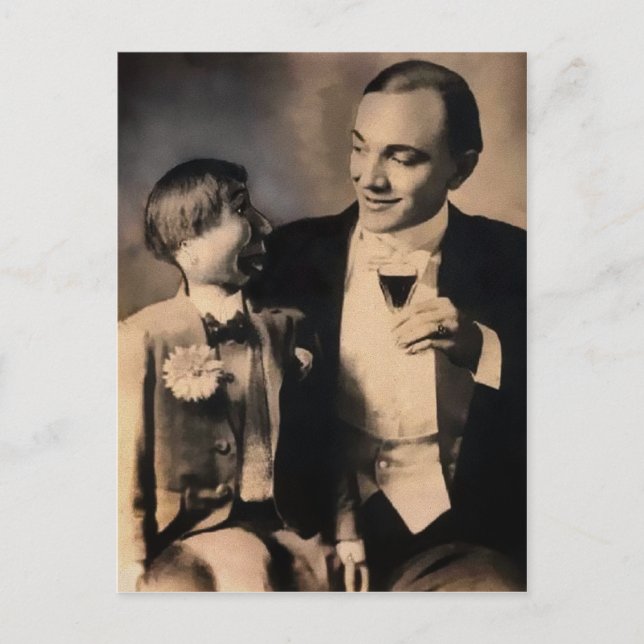 Vintage Ventriloquist - vykort (Framsida)