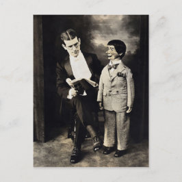 Vintage Ventriloquist - vykort