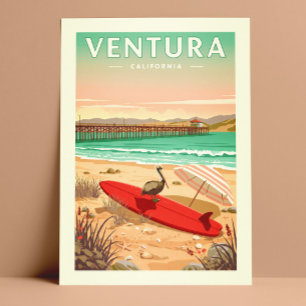Vintage Ventura California Vykort