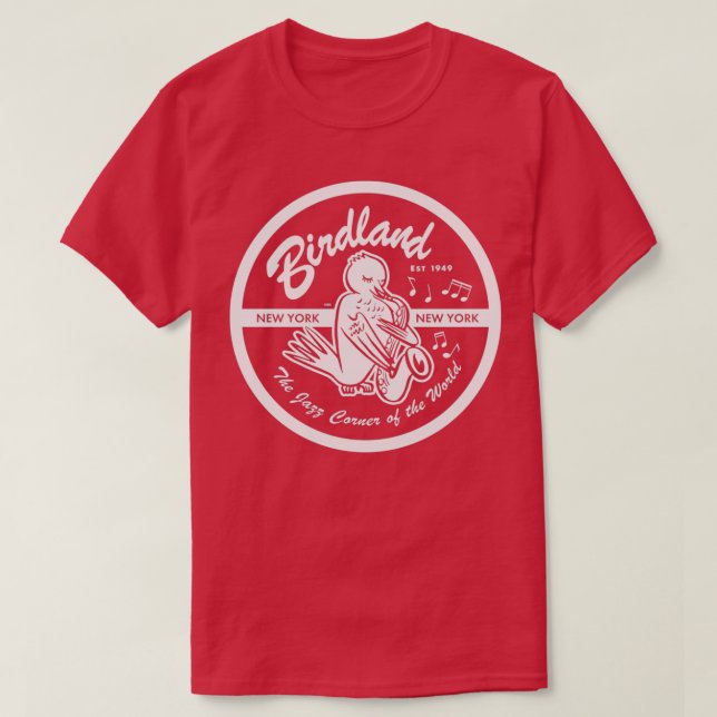Vintage Venue Birdland Jazz Klubb Triblend T Shirt (Design framsida)