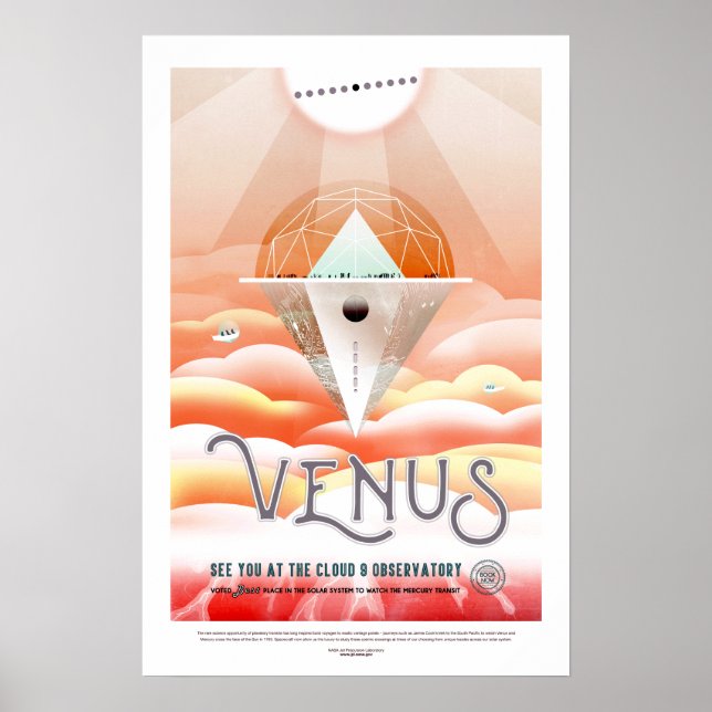 Vintage Venus Travel Poster (Framsidan)