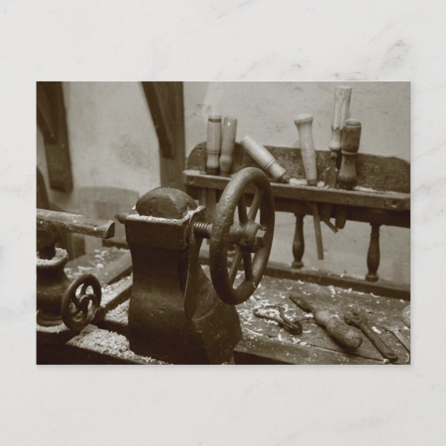 Vintage verktyg vykort (Framsida)