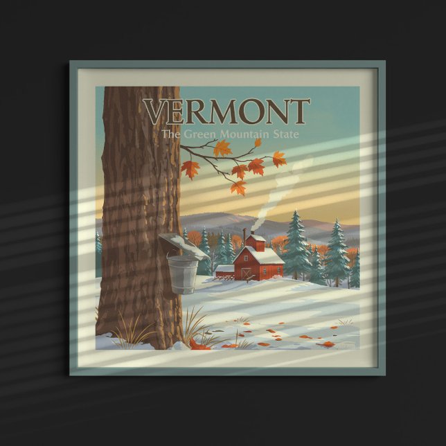 Vintage Vermont Poster (Skapare uppladdad)