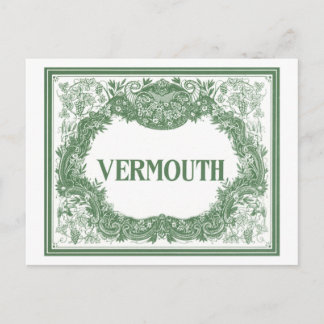 Vintage Vermouth Vykort