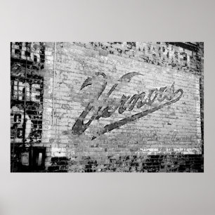 Vintage Vernors Wall Ann Arbour Michigan Original Poster