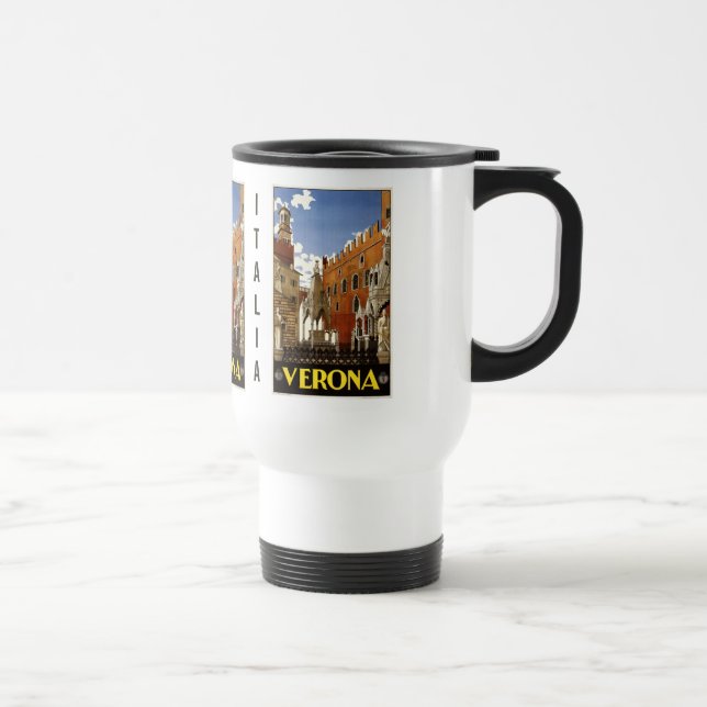 Vintage Verona Italien anpassningsbar mugg (Höger)