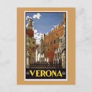 Vintage Verona Travel Vykort