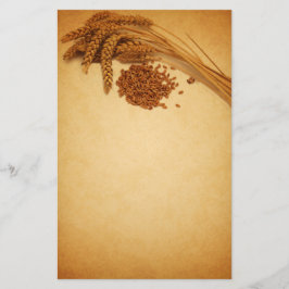 Vintage Vete Maj, höstvete, magasin Brevpapper